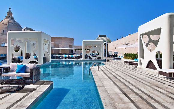 Uw optionele stopover in het V Hotel Dubai, Curio Collection 5*