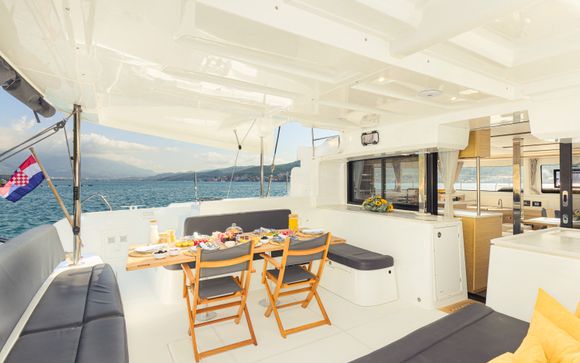 Welcome aboard the Lagoon 46 Catamaran