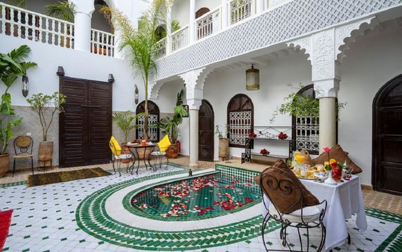 Intimate Riad with Traditional Moroccan Decor