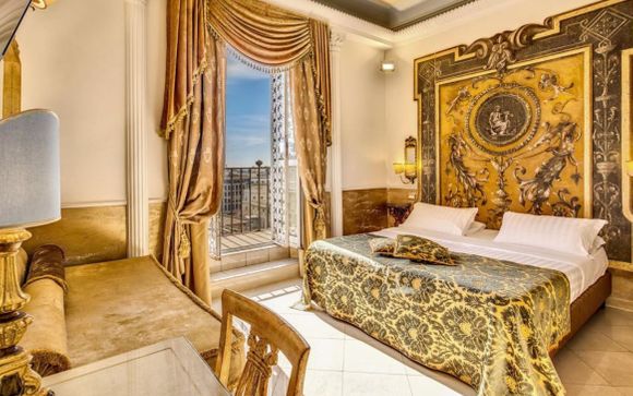 Ornate Hotel near the Spanish Steps
