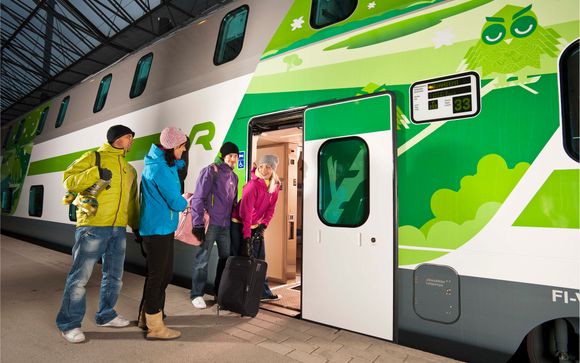 Lapland Express Train with Snowmobile Taster & Snow Hotel Stay - Helsinki -  Up to -70% | Voyage Privé