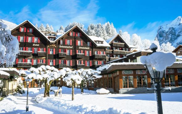 Vacanze raffinate in mezza pensione con vista sul Monte Eiger