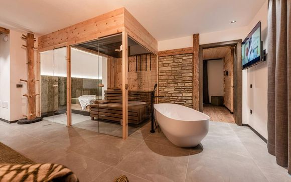 Lussuose suite con sauna e idromassaggio privati